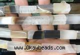 CUBS107 15 inches 10*20mm cuboid agate gemstone beads wholesale CUBS107 15 inches 10*20mm cuboid agate gemstone beads wholesale