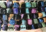CUBS125 15 inches 12*13mm cube agate gemstone beads wholesale CUBS125 15 inches 12*13mm cube agate gemstone beads wholesale