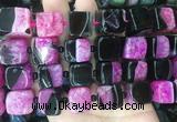 CUBS129 15 inches 14*15mm cube agate gemstone beads wholesale CUBS129 15 inches 14*15mm cube agate gemstone beads wholesale