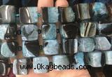 CUBS132 15 inches 14*15mm cube agate gemstone beads wholesale CUBS132 15 inches 14*15mm cube agate gemstone beads wholesale