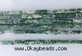 CUBS14 15 inches 4*13mm cuboid Qinghai jade beads wholesale