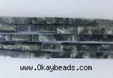 CUBS15 15 inches 4*13mm cuboid black labradorite beads wholesale