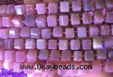 CUBS31 15 inches 8*8mm faceted cube moonstone gemstone beads