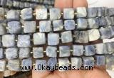 CUBS79 15 inches 8 - 9mm cube kyanite gemstone beads wholesale