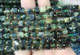 CUBS96 15 inches 6 - 7mm cube emerald gemstone beads wholesale