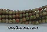 CUG01 15.5 inches 4mm round unakite gemstone beads wholesale