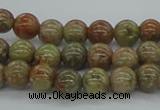 CUG02 15.5 inches 8mm round unakite gemstone beads wholesale