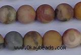 CVJ15 15.5 inches 12mm round matte venus jasper beads wholesale