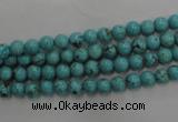 CWB554 15.5 inches 5mm round howlite turquoise beads wholesale