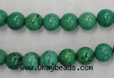 CWB567 15.5 inches 8mm round howlite turquoise beads wholesale