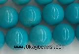 CWB852 15.5 inches 8mm round howlite turquoise beads wholesale