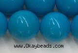 CWB861 15.5 inches 12mm round howlite turquoise beads wholesale