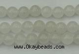 CWH50 15.5 inches 4mm round white jade beads wholesale