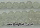 CWH51 15.5 inches 6mm round white jade beads wholesale