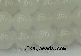 CWH53 15.5 inches 10mm round white jade beads wholesale