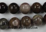 CWJ206 15.5 inches 16mm round wood jasper gemstone beads wholesale