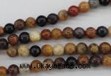 CWJ280 15.5 inches 5mm round wood jasper gemstone beads wholesale