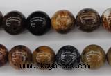 CWJ283 15.5 inches 11mm round wood jasper gemstone beads wholesale