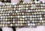 CWJ450 15.5 inches 4mm faceted round wood jasper beads wholesale