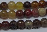 CWJ501 15.5 inches 6mm round Xinjiang wood jasper beads wholesale