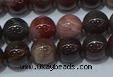 CWJ503 15.5 inches 10mm round Xinjiang wood jasper beads wholesale