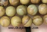 CWJ511 15.5 inches 6mm round wooden jasper beads wholesale