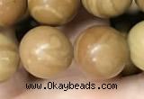 CWJ514 15.5 inches 12mm round wooden jasper beads wholesale