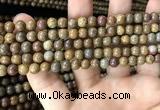 CWJ562 15.5 inches 4mm round wood jasper beads wholesale