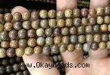 CWJ563 15.5 inches 6mm round wood jasper beads wholesale