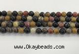 CWJ582 15.5 inches 9mm round wooden jasper beads wholesale