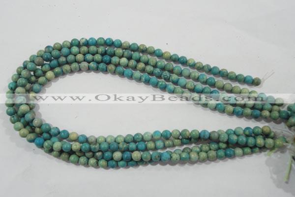 CXH101 15.5 inches 6mm round dyed Xiang He Shi gemstone beads