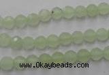 CXJ101 15.5 inches 6mm faceted round New jade beads wholesale