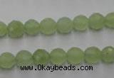 CXJ102 15.5 inches 8mm faceted round New jade beads wholesale