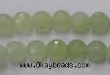 CXJ103 15.5 inches 10mm faceted round New jade beads wholesale