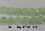 CXJ152 15.5 inches 8mm faceted round New jade beads wholesale