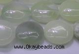 CXJ226 15.5 inches 18mm flat round New jade beads wholesale