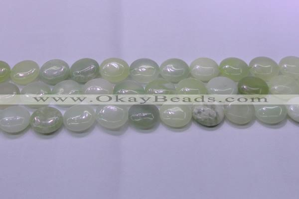 CXJ227 15.5 inches 20mm flat round New jade beads wholesale