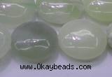 CXJ228 15.5 inches 25mm flat round New jade beads wholesale