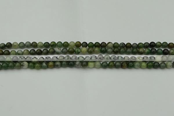 CXJ400 15.5 inches 4mm round Xinjiang jade beads wholesale