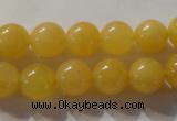 CYJ253 15.5 inches 10mm round yellow jade beads wholesale