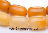 CYJ36 10*14mm egg-shaped yellow jade gemstone beads Wholesale