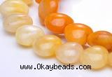 CYJ37 16 inch 12*12mm heart yellow jade gemstone beads Wholesale