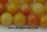 CYJ624 15.5 inches 12mm round yellow jade beads wholesale