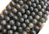 CYJ663 15 inches 10mm round dyed yellow jade beads wholesale