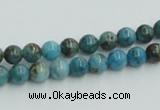 CYQ51 15.5 inches 6mm round dyed pyrite quartz beads wholesale