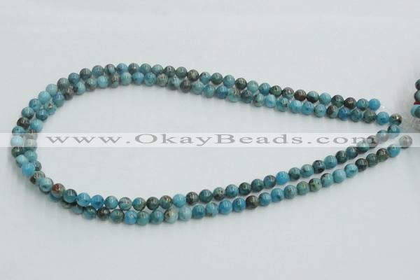 CYQ51 15.5 inches 6mm round dyed pyrite quartz beads wholesale