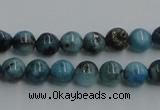 CYQ52 15.5 inches 8mm round dyed pyrite quartz beads wholesale