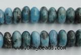 CYQ54 15.5 inches 6*12mm rondelle dyed pyrite quartz beads wholesale