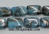 CYQ60 15.5 inches 13*18mm rectangle dyed pyrite quartz beads wholesale