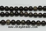 CZJ01 16 inches 4mm round zebra jasper gemstone beads Wholesale